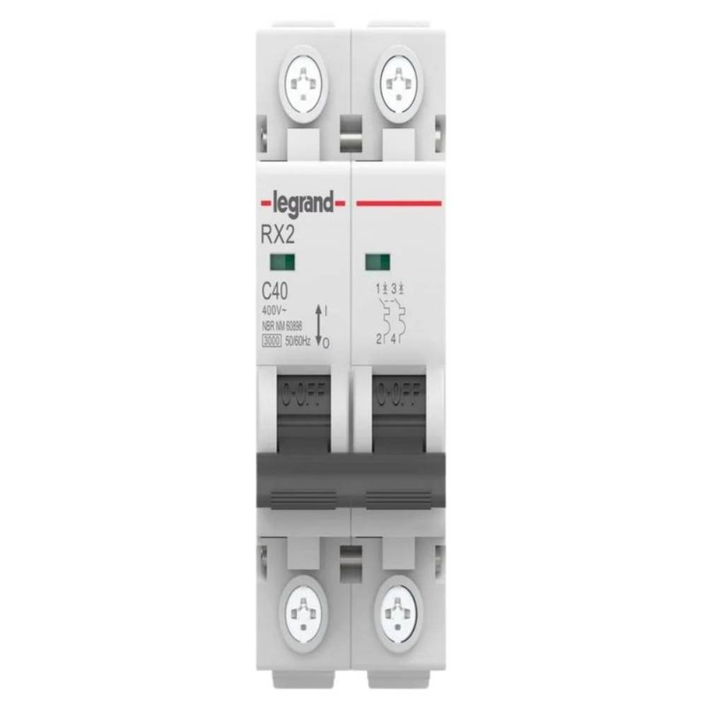 Minidisjuntor Rx2 40A Monopolar Curva C Legrand